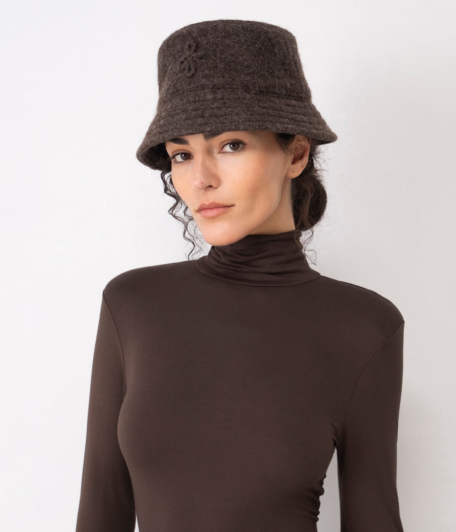 Photo, Bucket Hat, Wool-blend Bucket Hat
