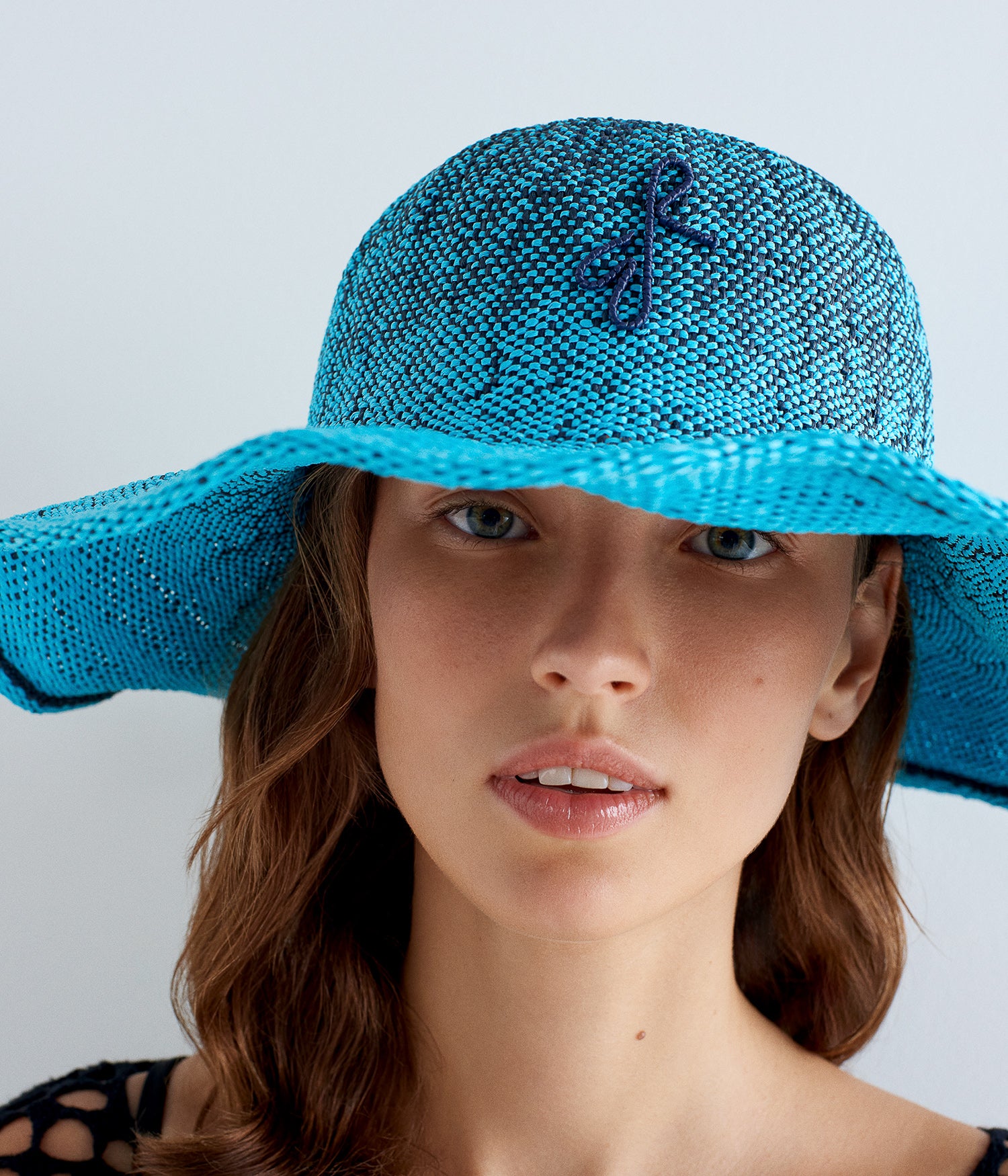 Monogram-Embellished Bucket Hat