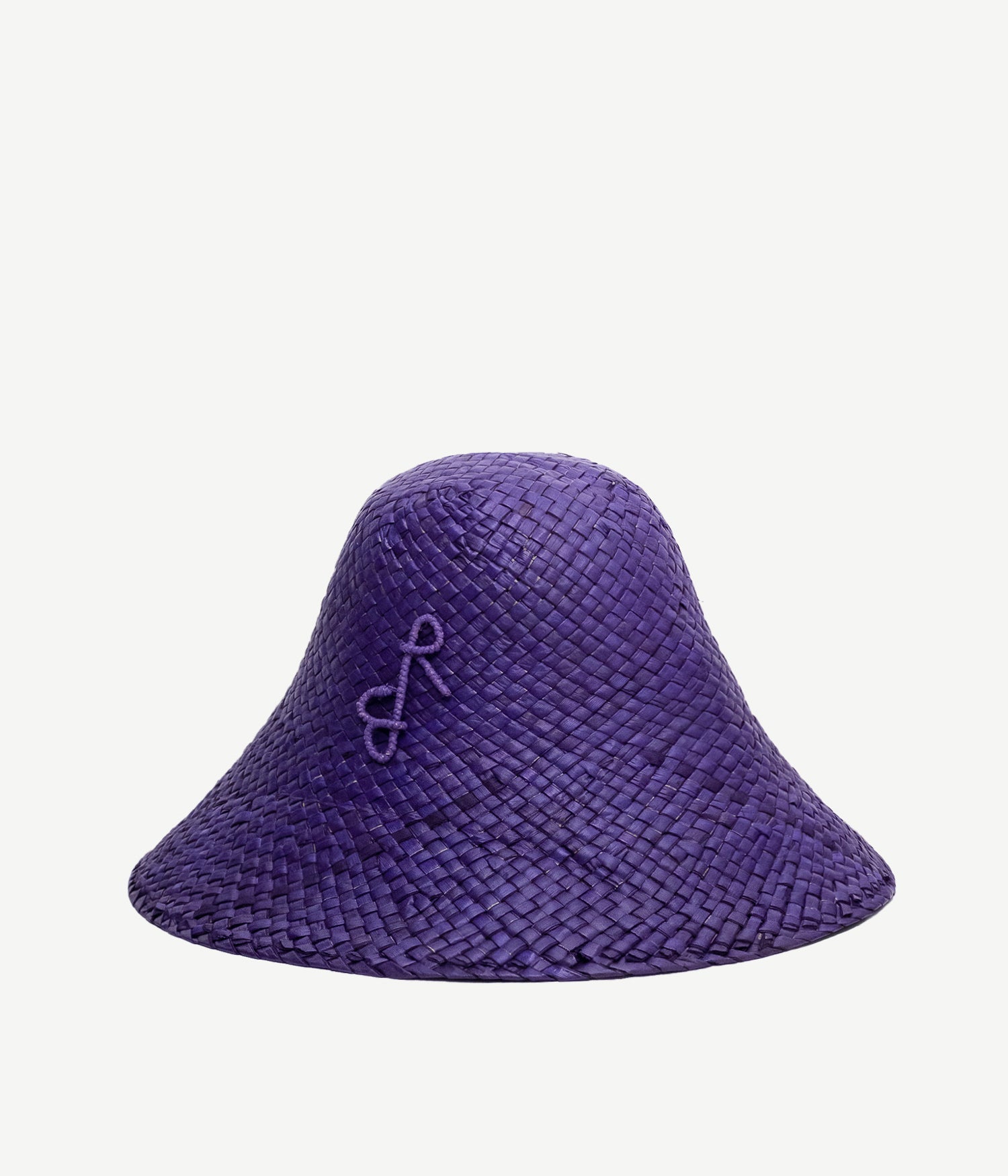 Logo-embellished Straw Bucket Hat