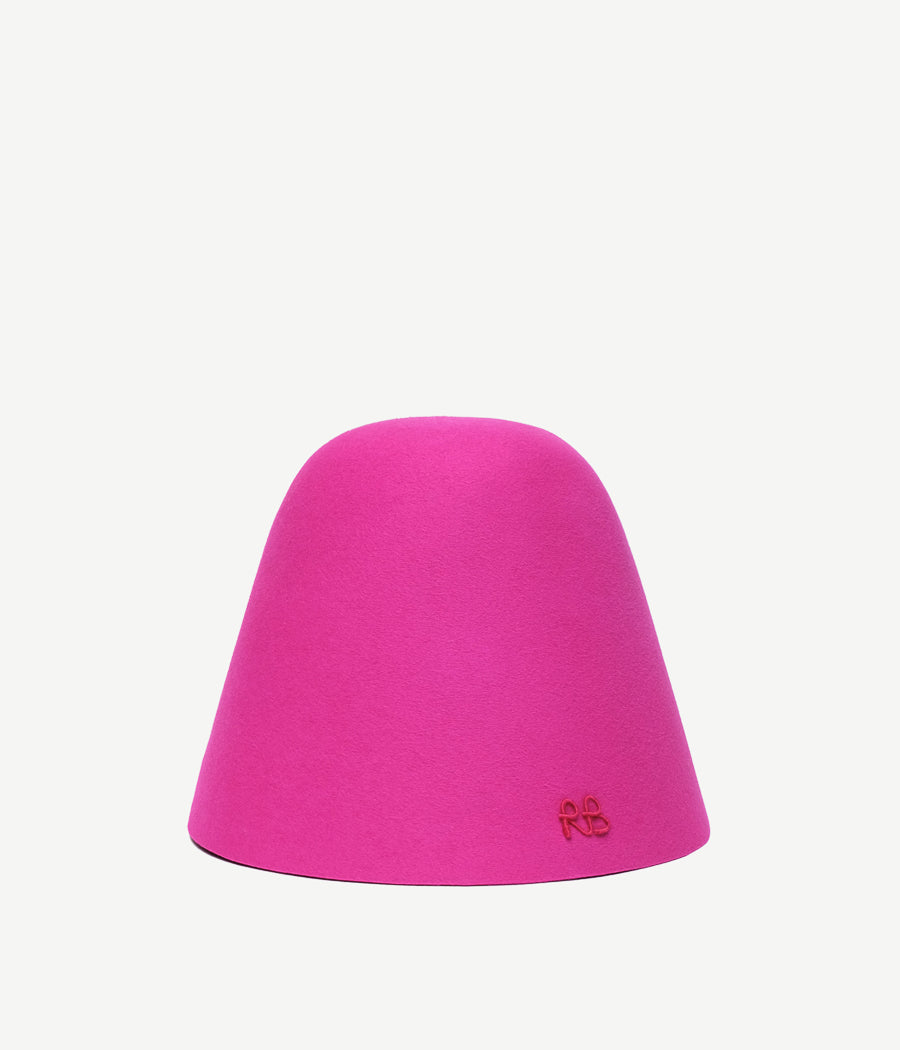 ruslan baginskiy Monogram Bell Hat FW23-24 BEL038-F-WRB-OS