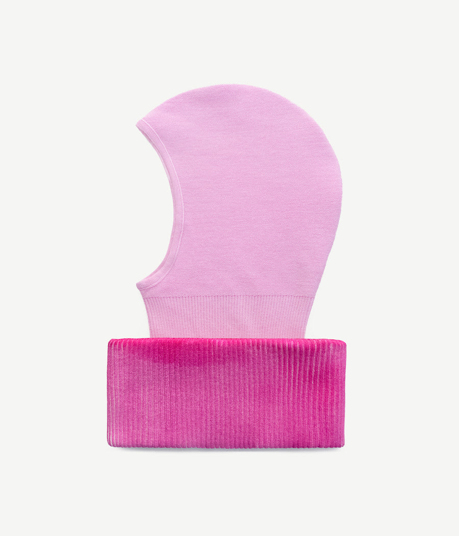 Pink, ruslan baginskiy Hand-Dyed Balaclava and Buff Set FW23-24 BLK039/038-WA-TYD-OS