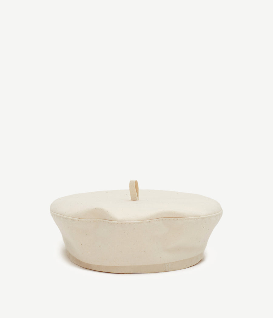 Ruslan Baginskiy SS2022, Monogram-embroidered Beret BRT035-CP-PT-XXS Ruslan Baginskiy