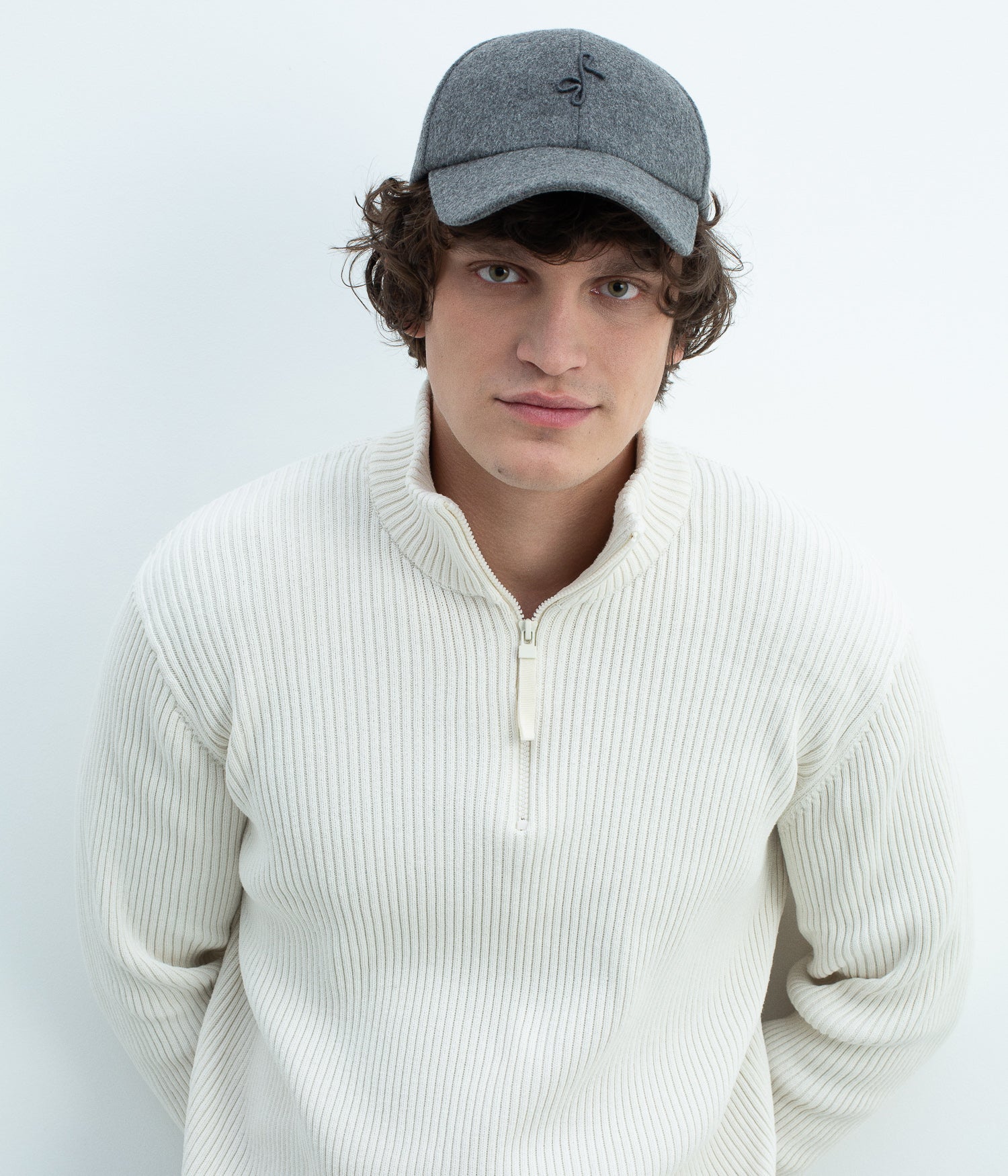 Monogram-embellished Baseball Cap • Ruslan Baginskiy Hats