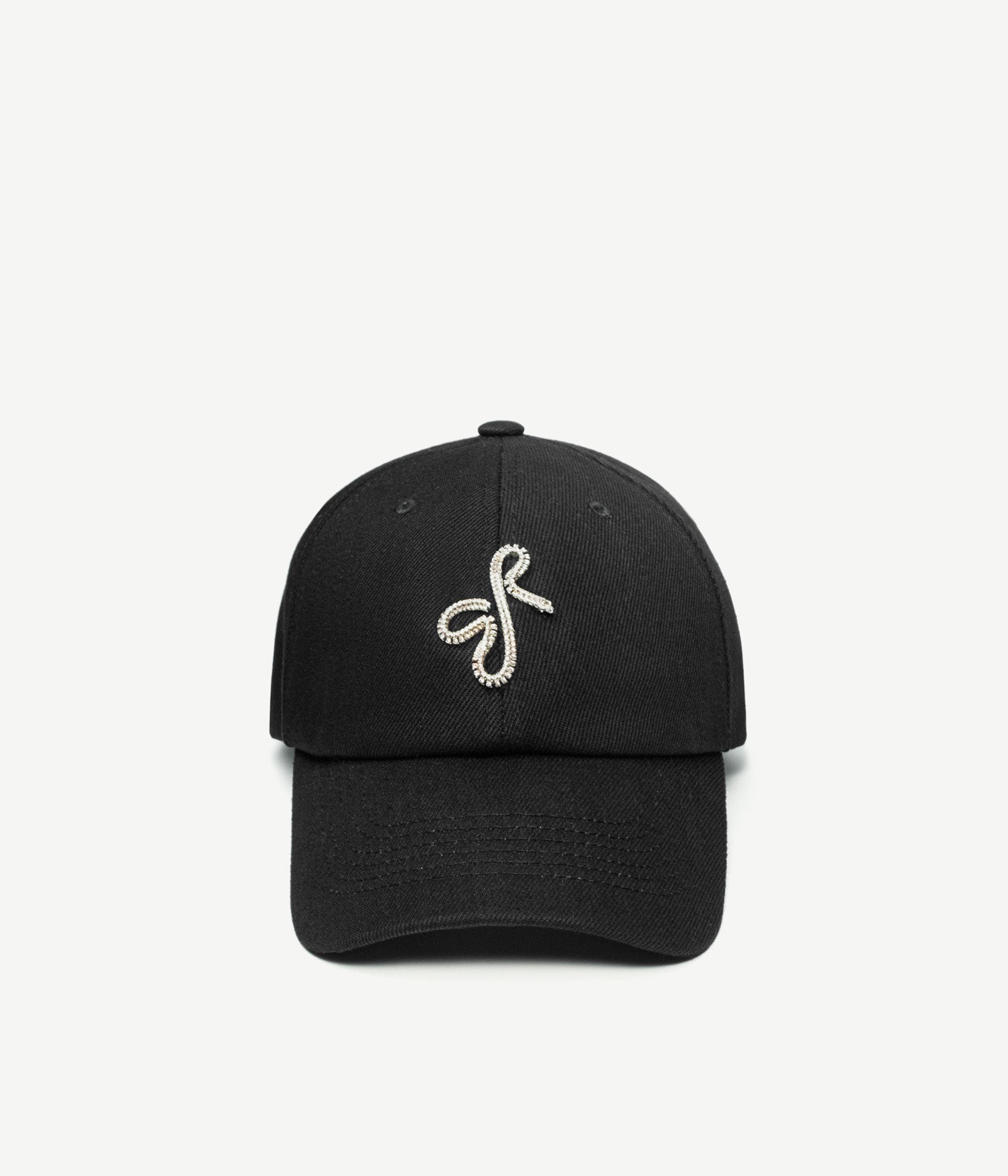 Crystal-Embellished Baseball Cap