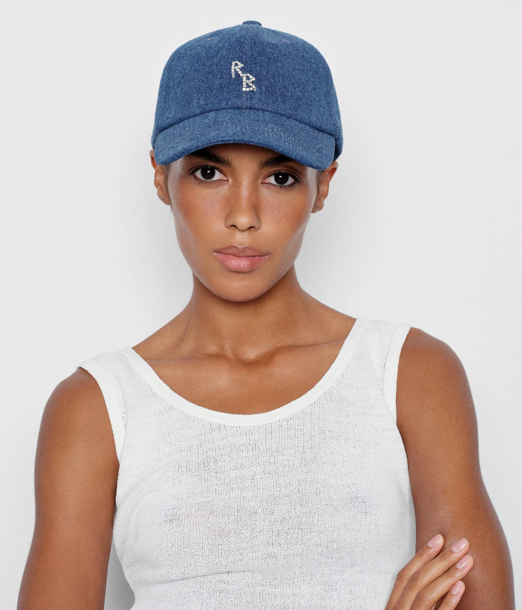 ☆LOGO-EMBROIDERED DENIM BASEBALL CAP/KIMHEKIM☆ BSB078-C-JNS-DMD20_003bbb18-