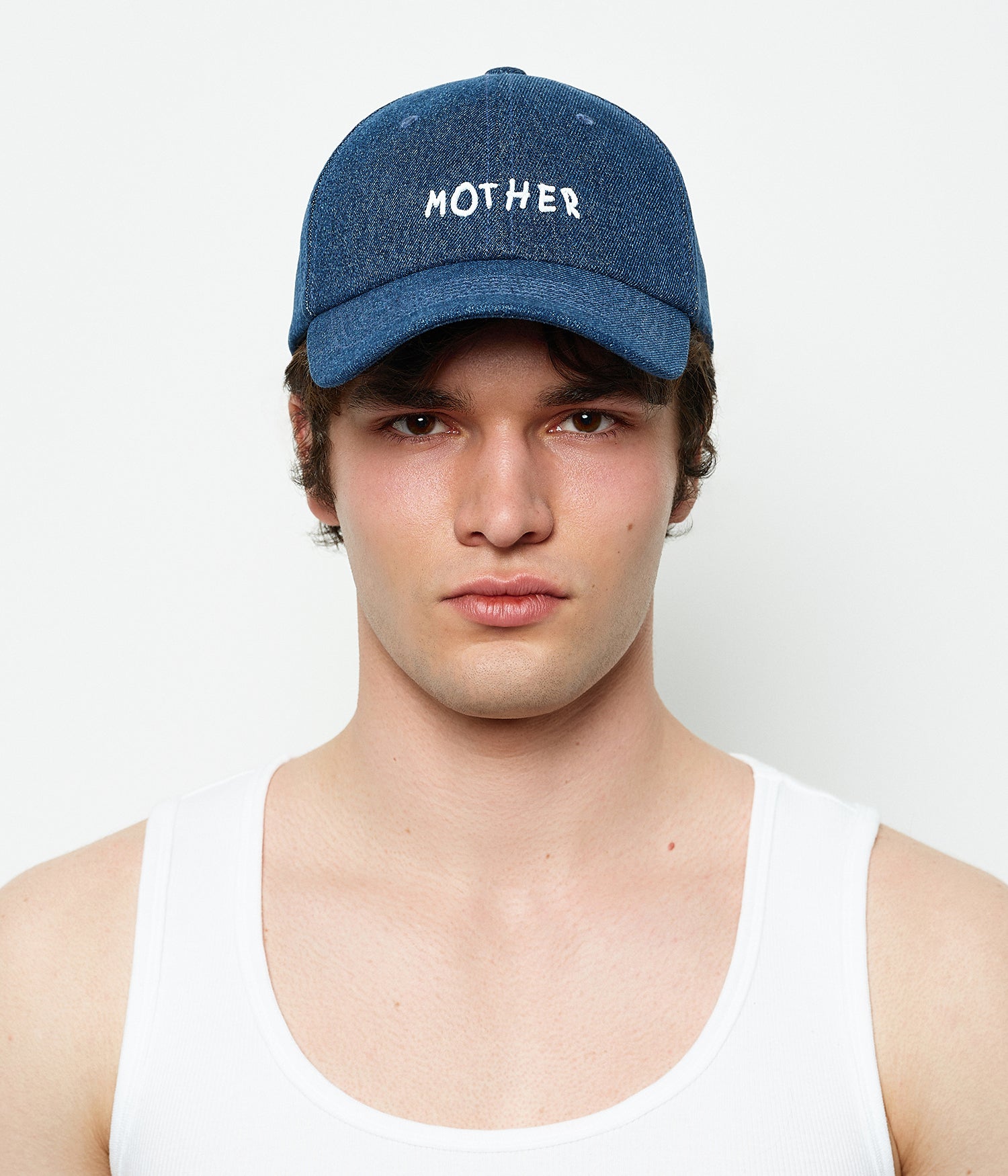 Denim "Mother' Baseball Cap
