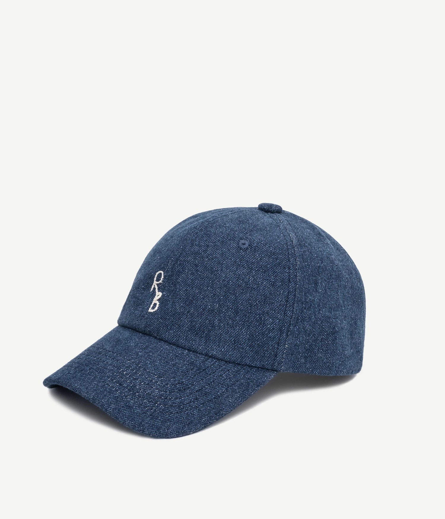 Baseball Caps, Logo-embroidered Denim Baseball Cap