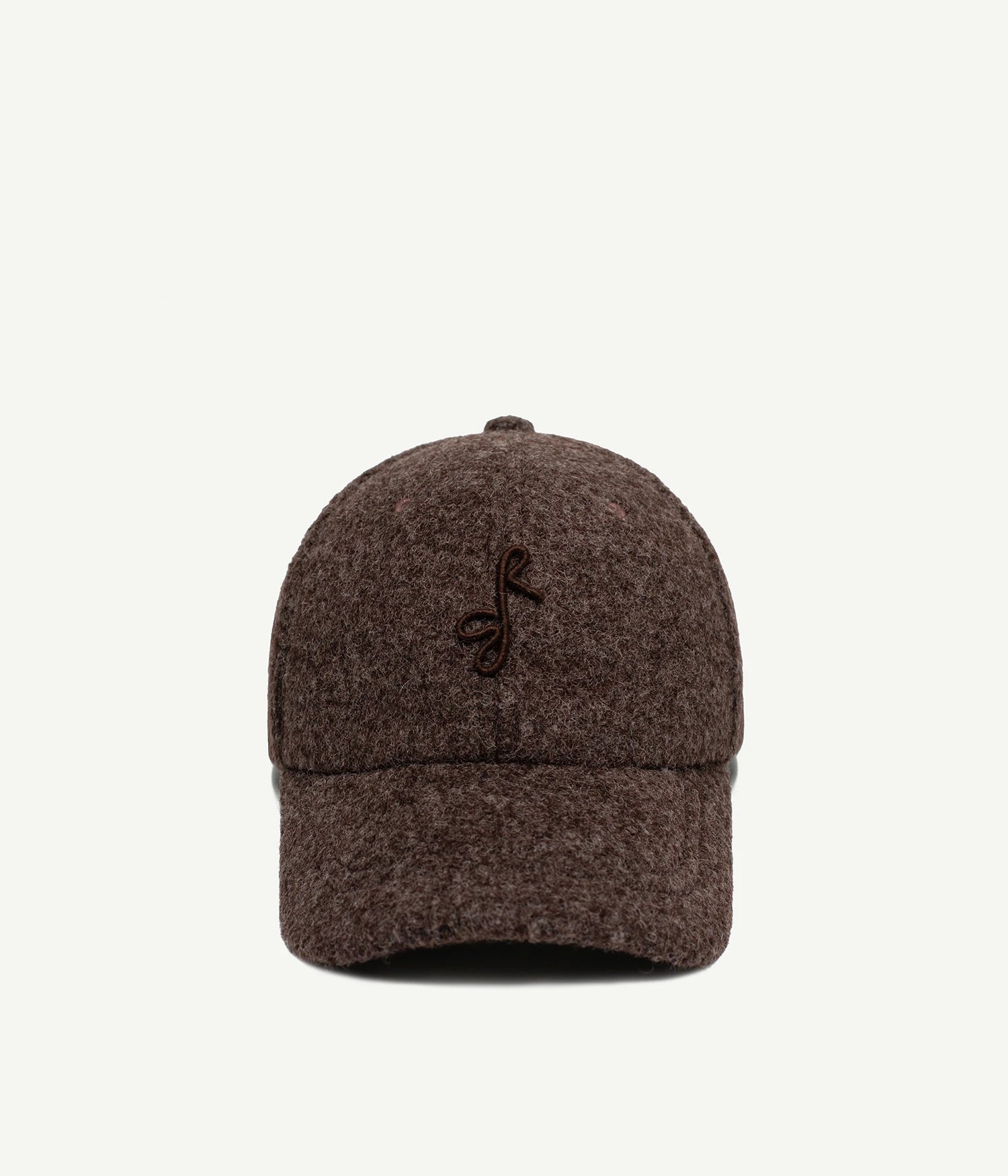 ALLwithoudDIS, Ruslan Baginskiy Brown Baseball Cap with MonogramA baseball cap crafted from textured brushed cotton in a muted brown shade. Finished with a hand-embroidered RB monogram.Handcrafted in Ukraine.