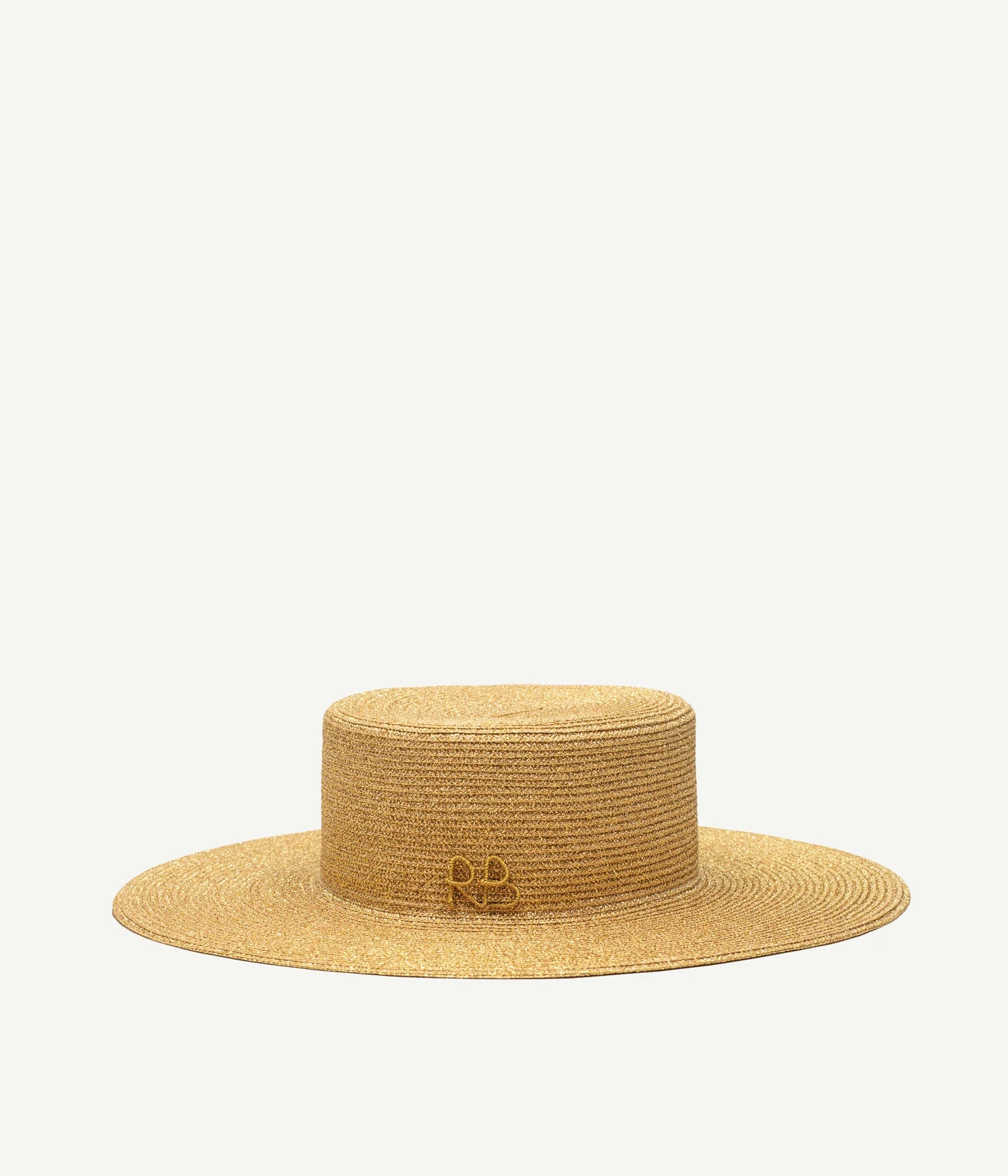 Logo-embellished Canotier Hat