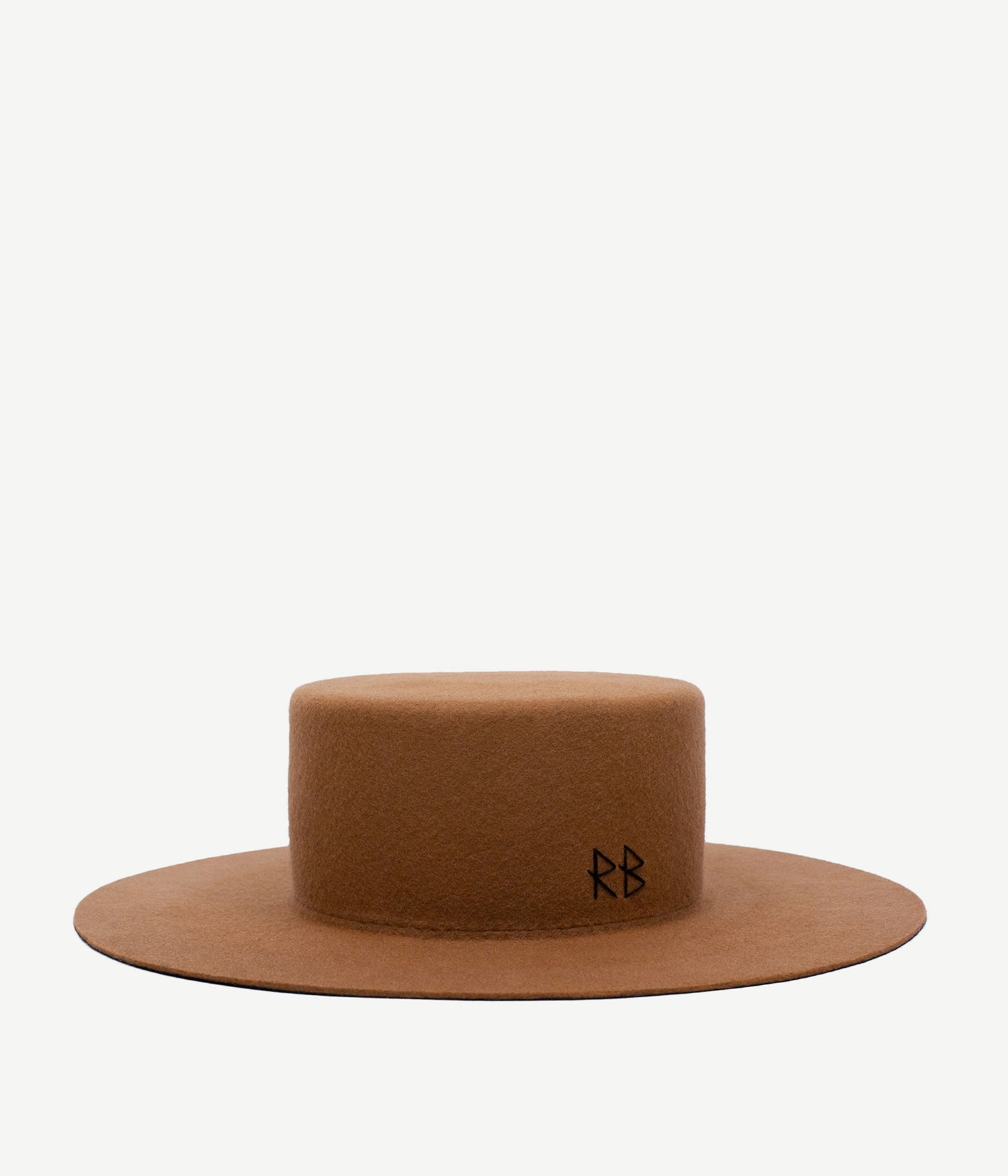 Photo, Canotier Hat, Wool Felt Canotier Hat