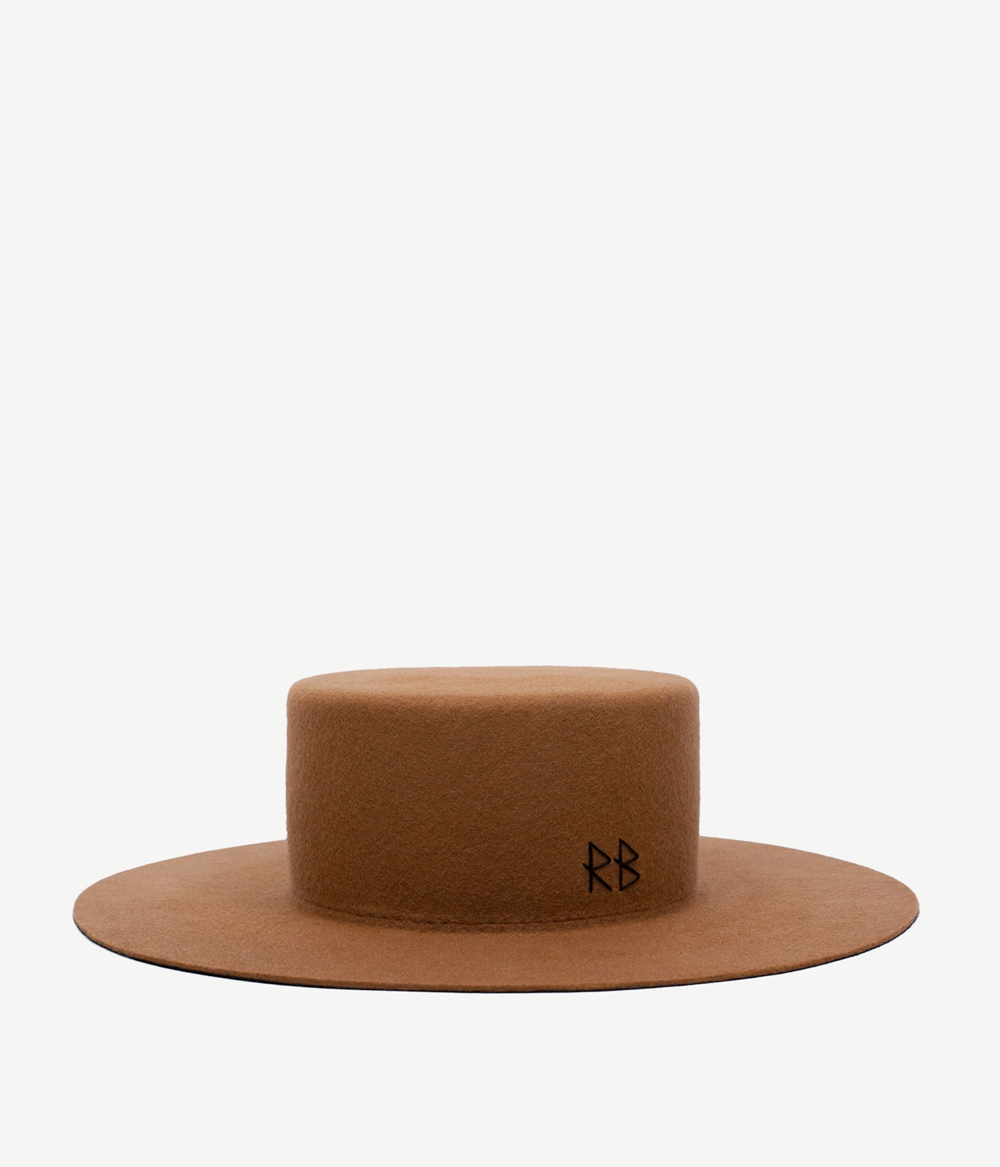 Fall 2026, Wool Felt Canotier Hat