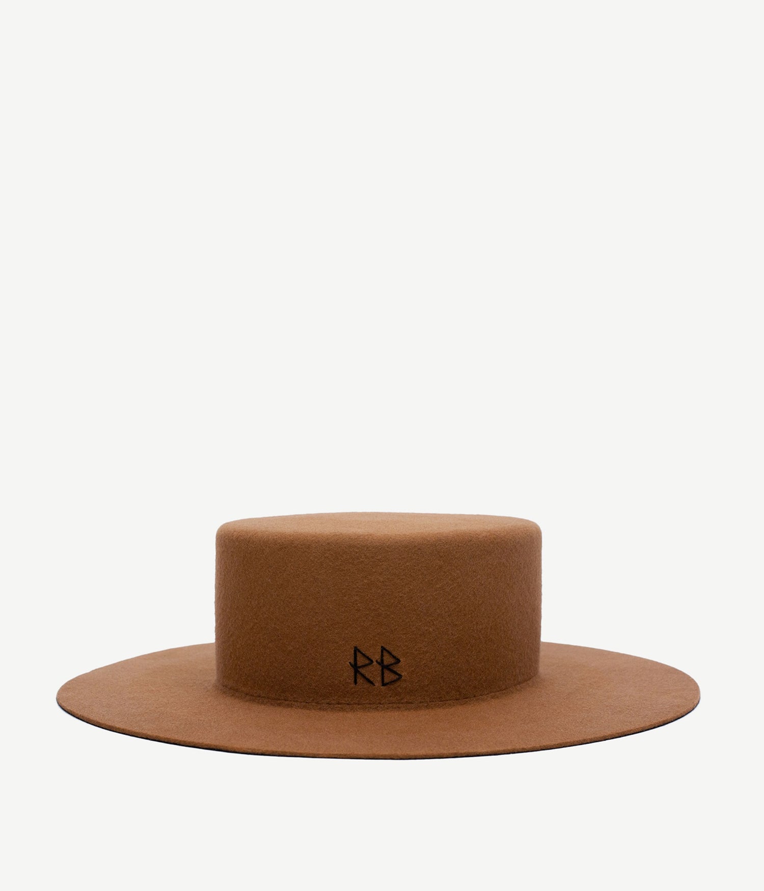 Photo, Canotier Hat, Wool Felt Canotier Hat