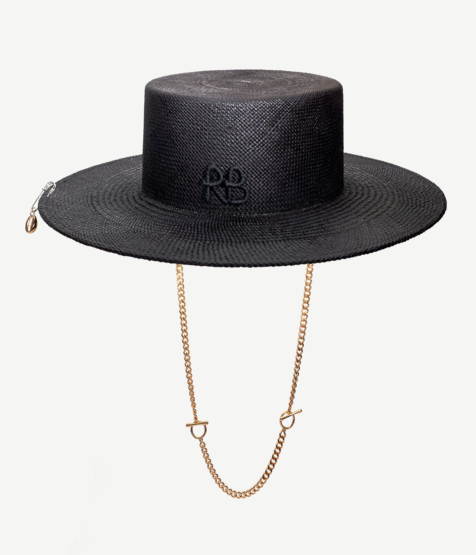 Pierced Canotier Hat