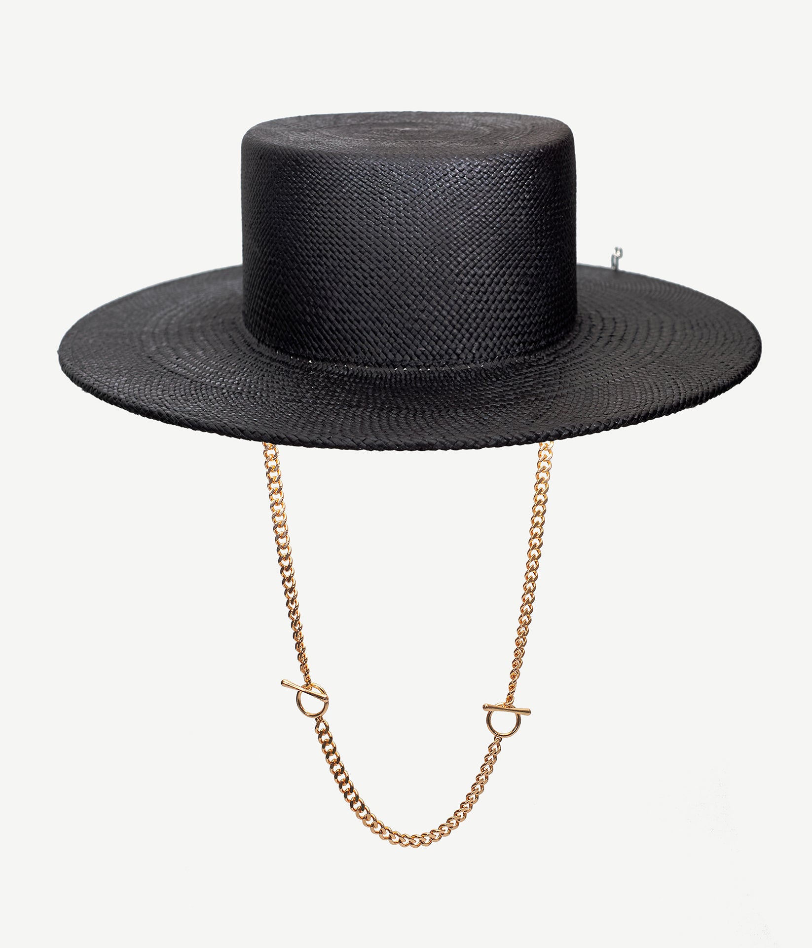 Pierced Canotier Hat