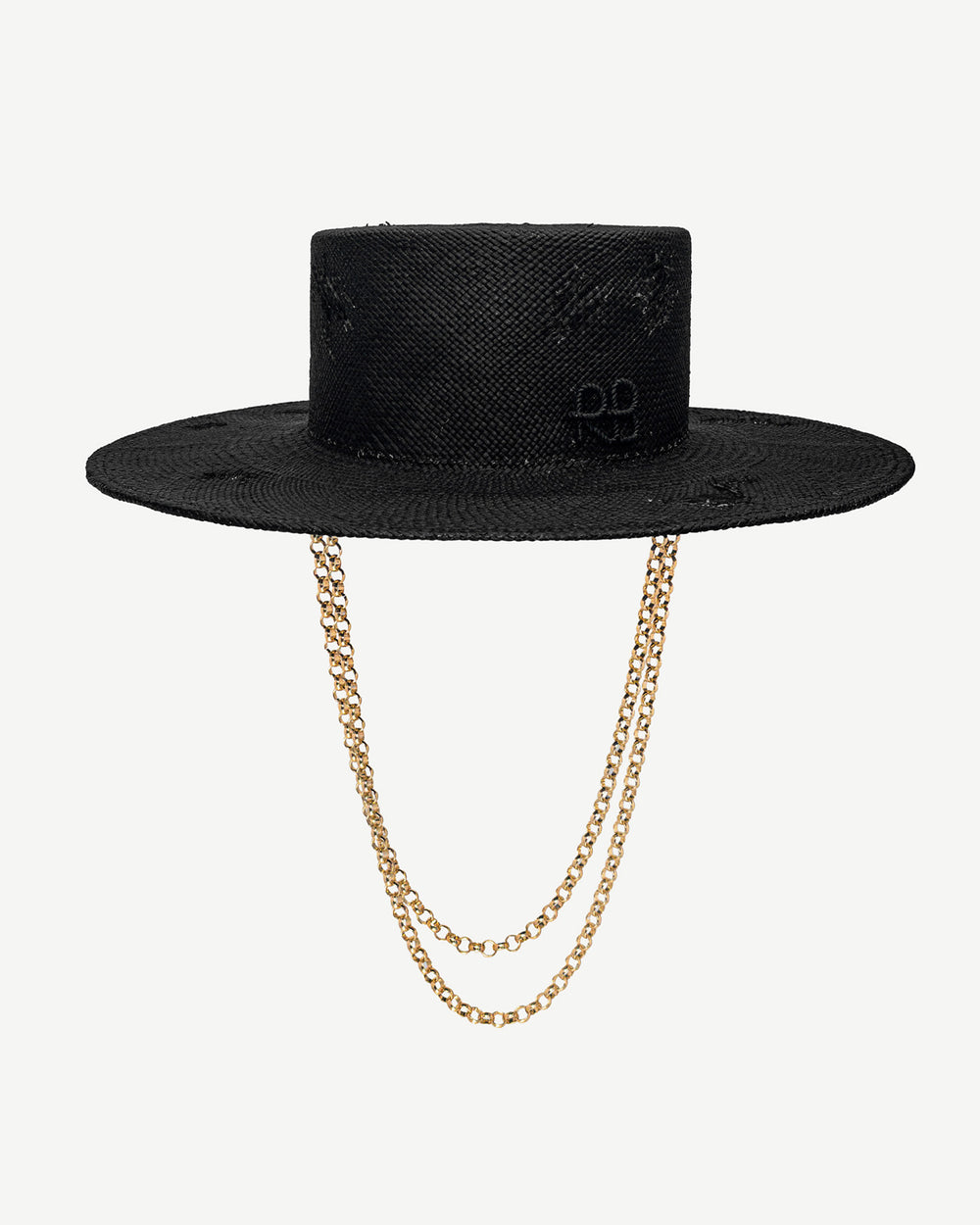 Double Chain Strap Canotier Hat • Ruslan Baginskiy Hats & Accessories ...