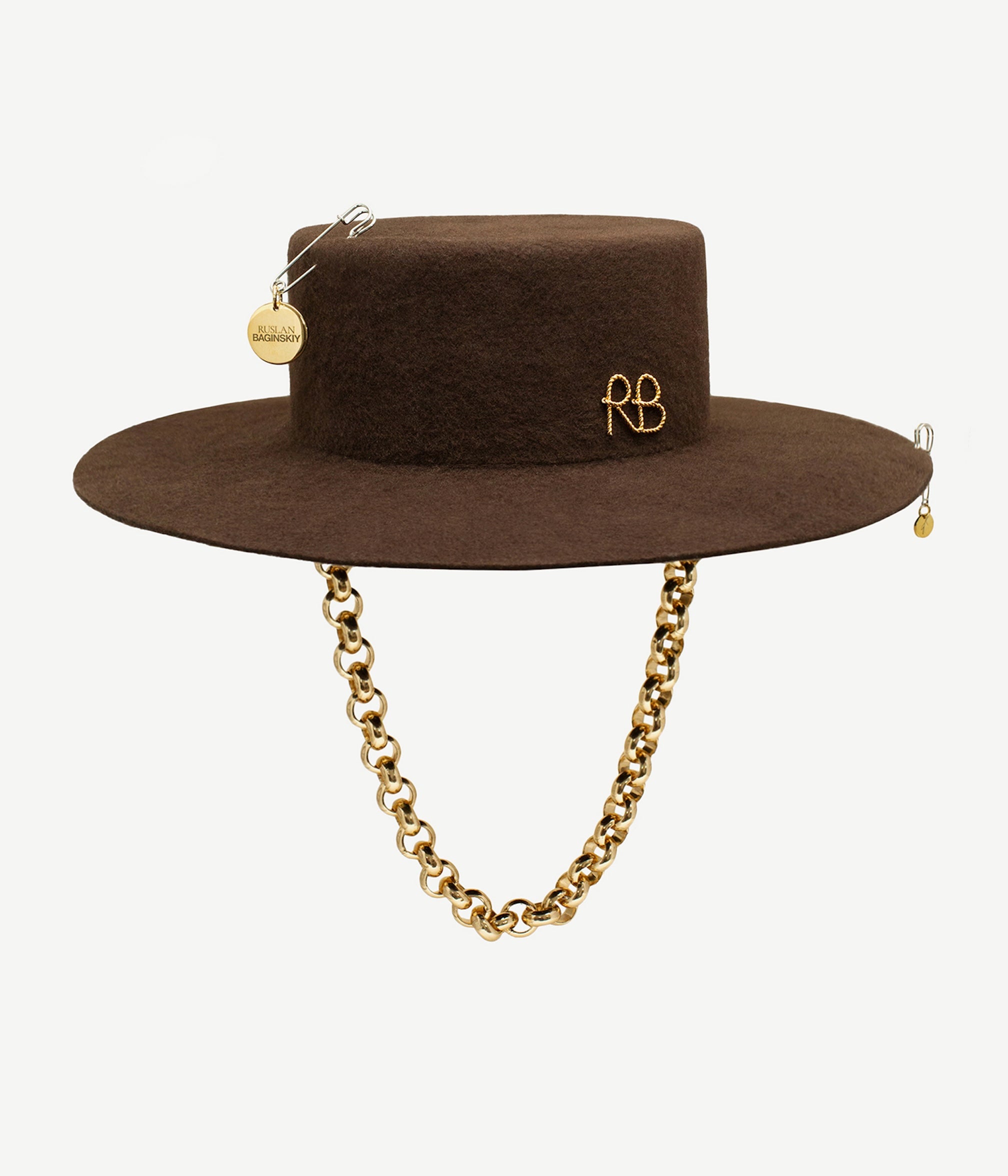 Fall 2026, Chain Strap Canotier Hat