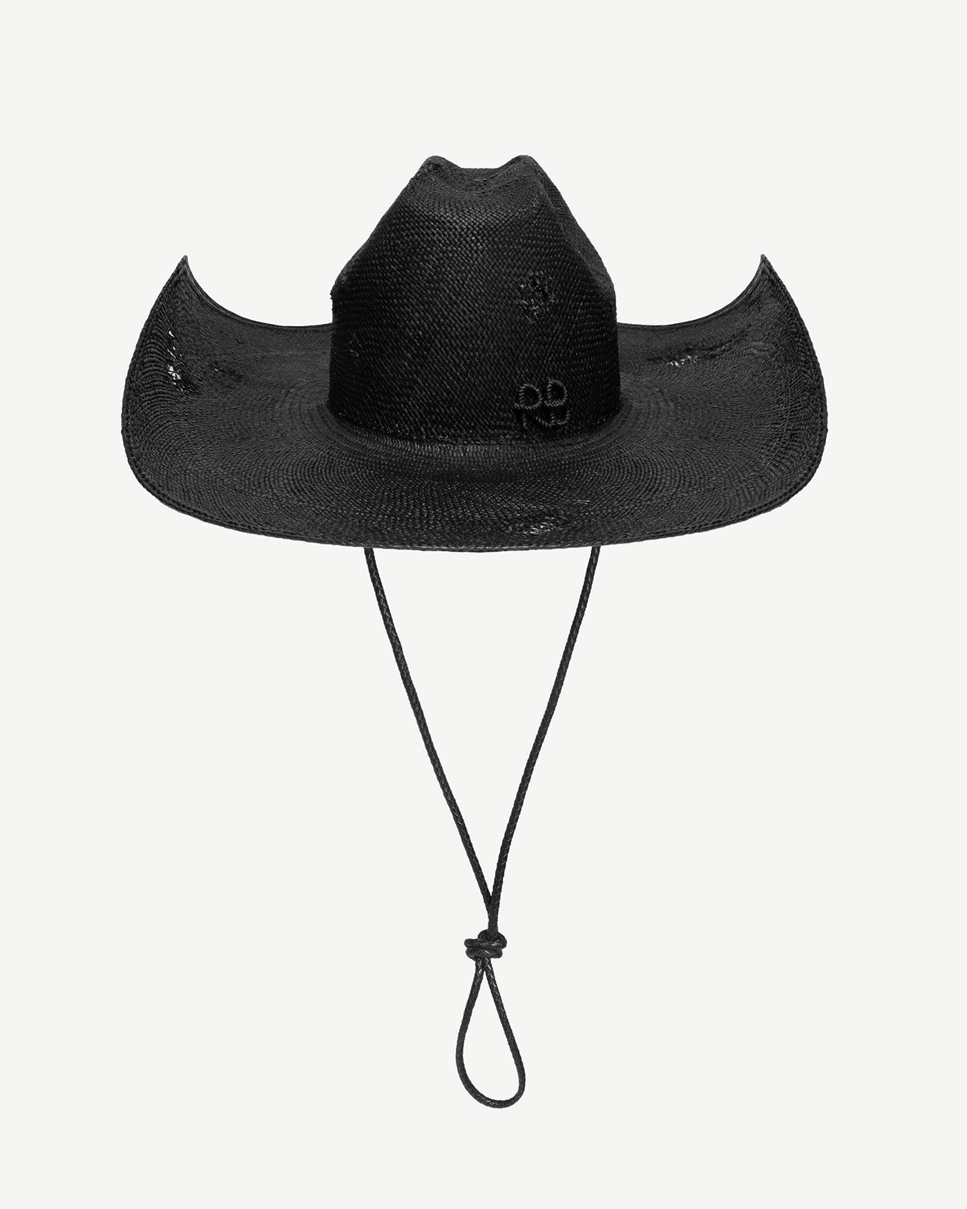 Cowboy Hat with Leather Trim