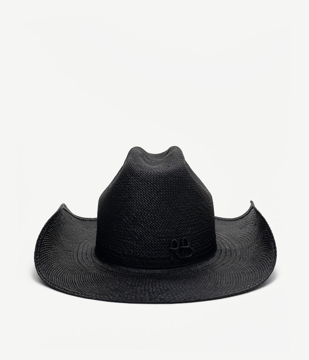 Logo Embellished Cowboy Hat • Ruslan Baginskiy Hats  display picture 2