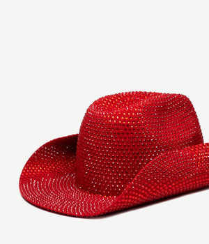 ruslan baginskiy Crystal-embellished Cowboy Hat FW23-24 CWB100/034-F-DMD-XXS