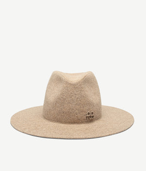 Monogram-embellished Fedora Hat
