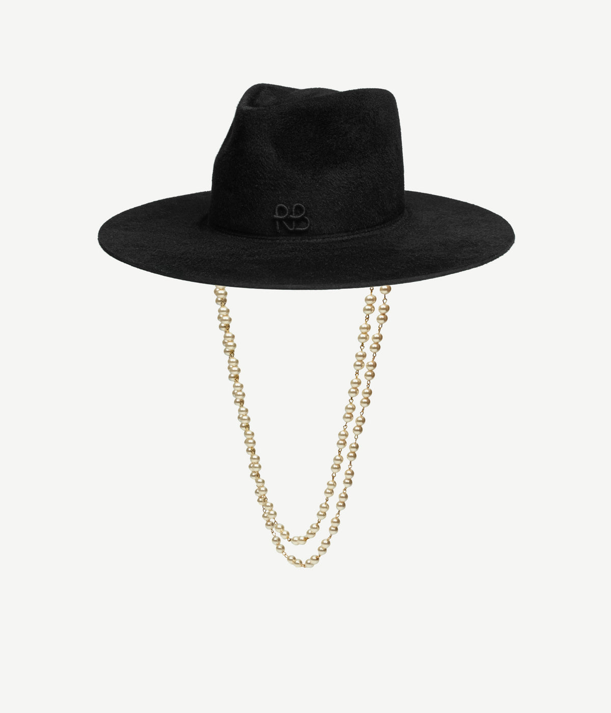 Fedora Hat, Double Chain Strap Fedora Hat