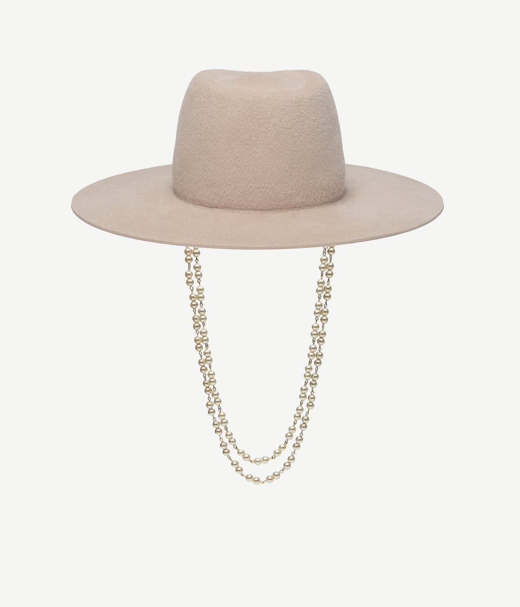 Double Chain Strap Fedora Hat • Ruslan Baginskiy Hats  display picture 3
