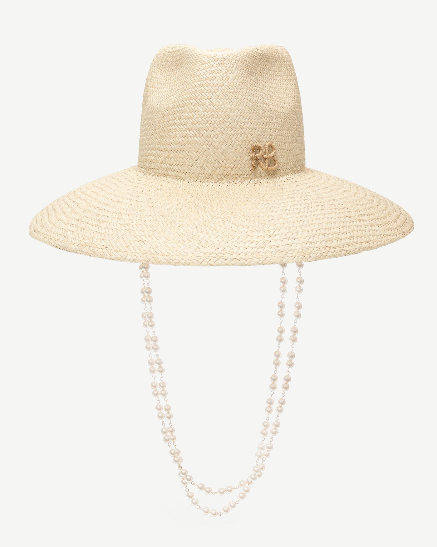 RB Fedora Hat, Double Chain Strap Fedora Hat