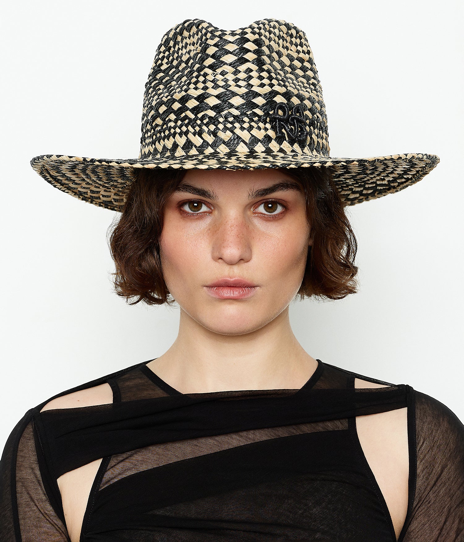 Rhomboidal Pattern Fedora Hat