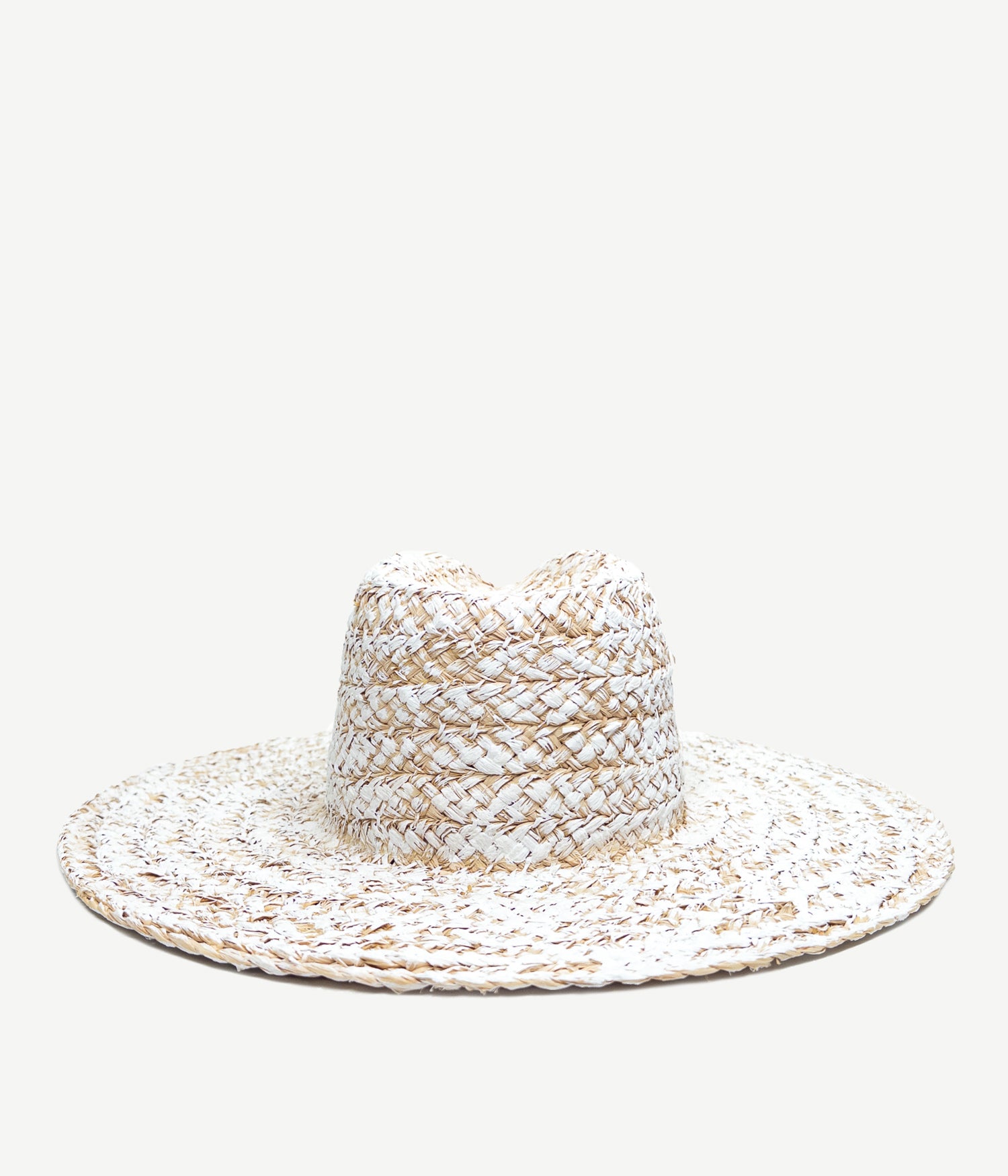 FOXEY HAT“Florence”ホワイト Hand-Dyed Straw Fedora Hat • Ruslan Baginskiy Hats