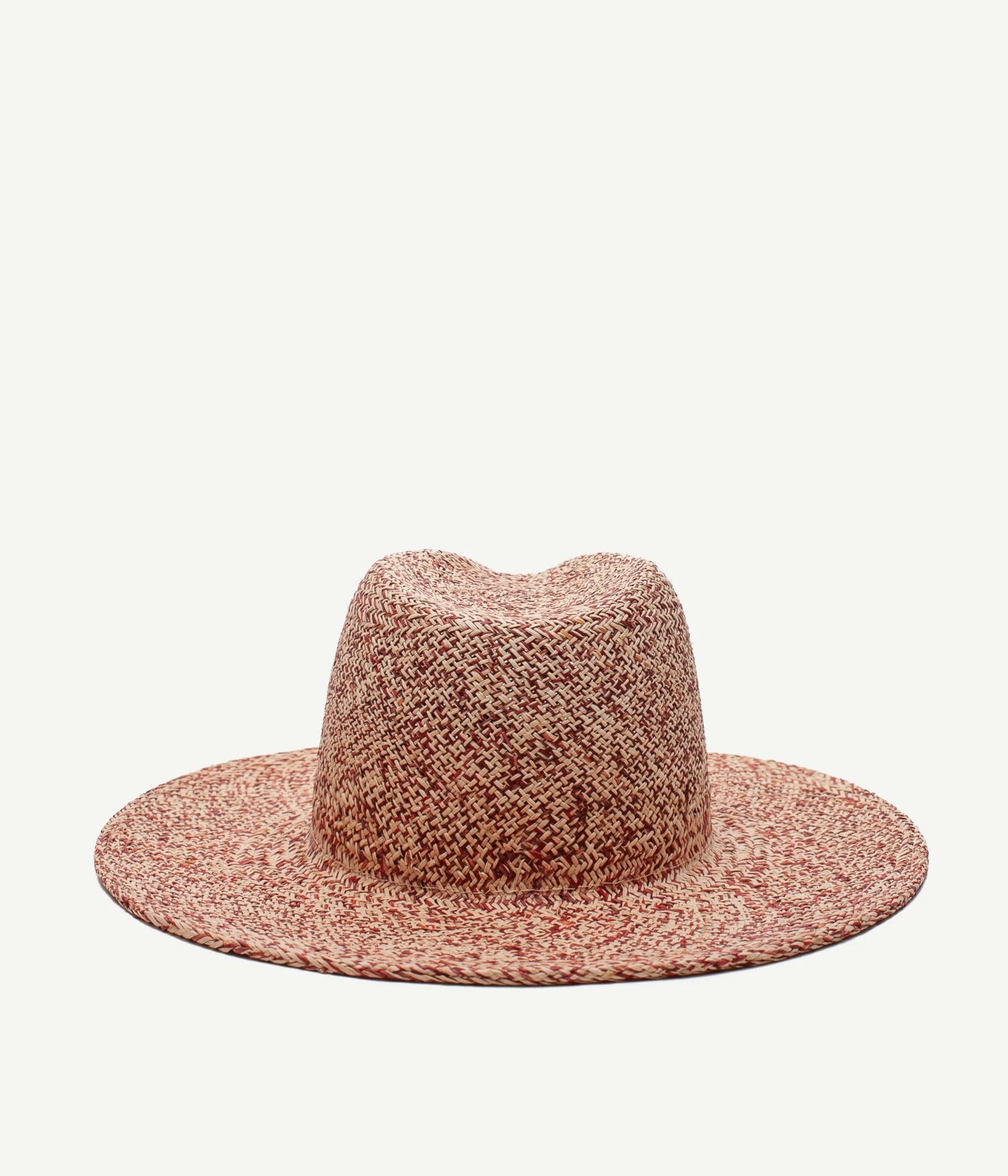 Logo-embellished Straw Fedora Hat