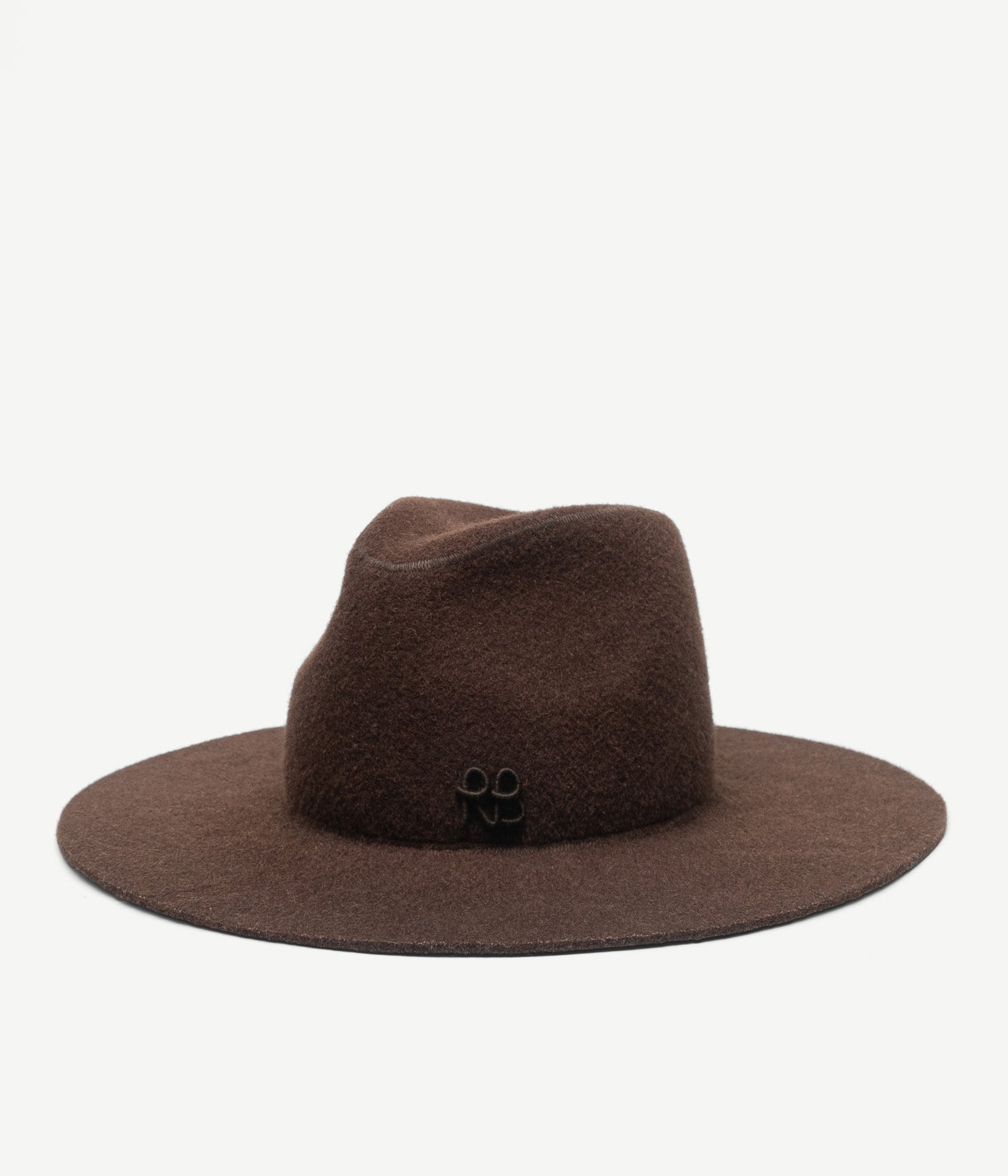 Monogram-embellished Fedora Hat