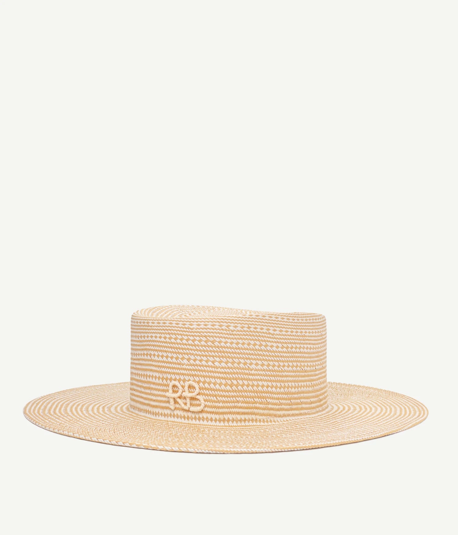 Gambler Hat, Stripe-Pattern Gambler Hat
