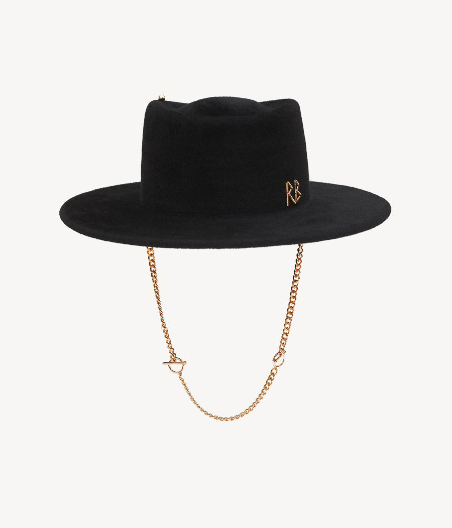 Gambler Hat, Chain Strap Gambler Hat GMB033-F-PRS-CHA-RB-XS Ruslan Baginskiy