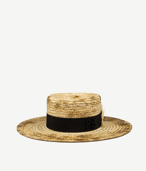 【超美品】ラスランバジンスキー Gambler Hat ファーフェルト ハット GMB036_033-STR-10P-PLN-