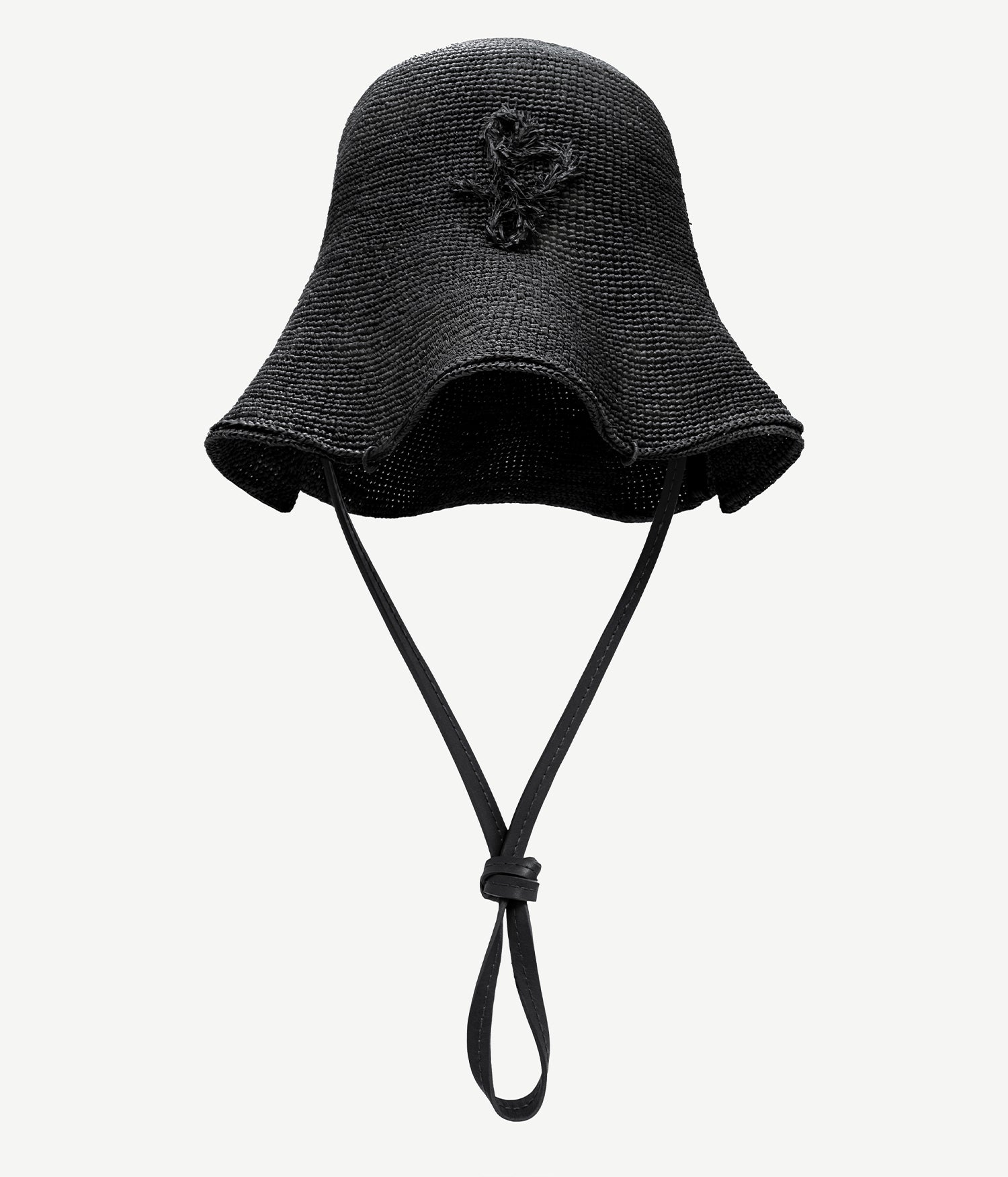 ALLwithoudDIS, Ruslan Baginskiy Black HatBagThe HatBag is a signature Ruslan Baginskiy silhouette that reflects the brand’s evolution, shaped by over eight years of craftsmanship in headwear.A functional transformer, the HatBag can be worn as a headpiece or carried as a bag using the long leather strap. Crafted from black paper raffia — an eco-friendly, lightweight, and textured material. Finished with a hand-embroidered monogram. Easy to wear and style.Handcrafted in Ukraine.