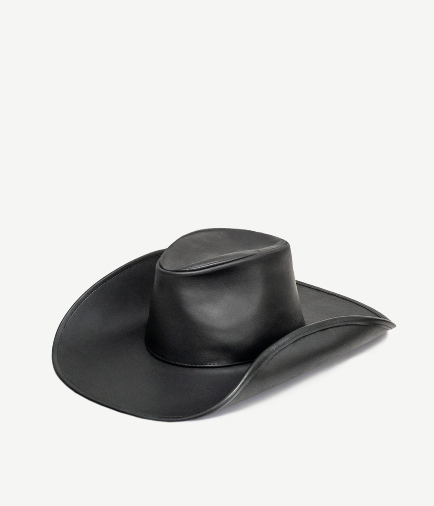 Hats, Leather Cowboy Hat