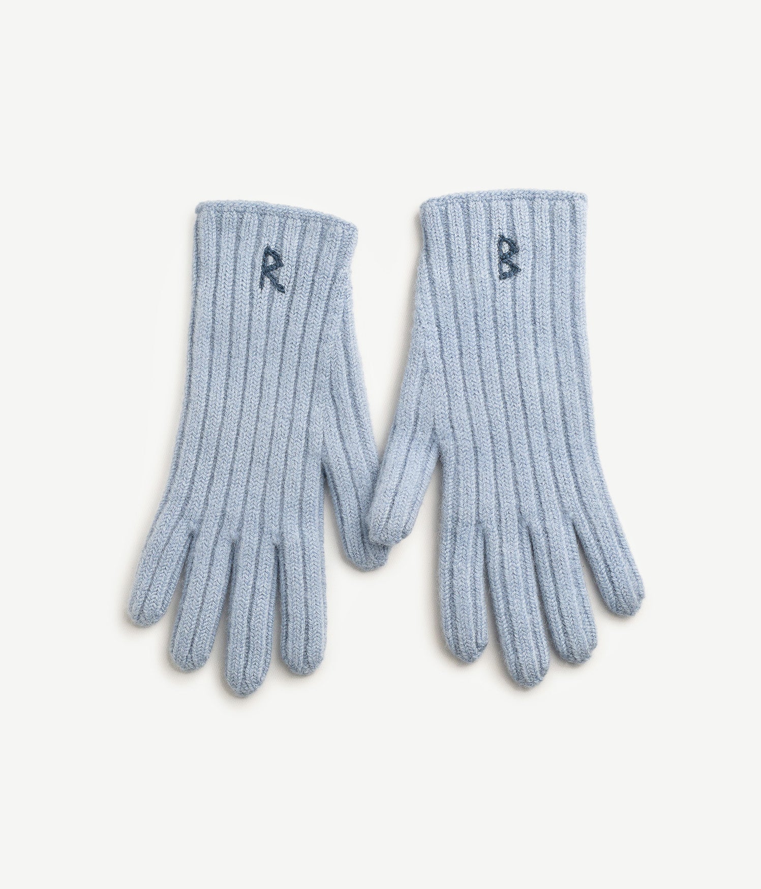 Monogram-embroidered Wool Gloves