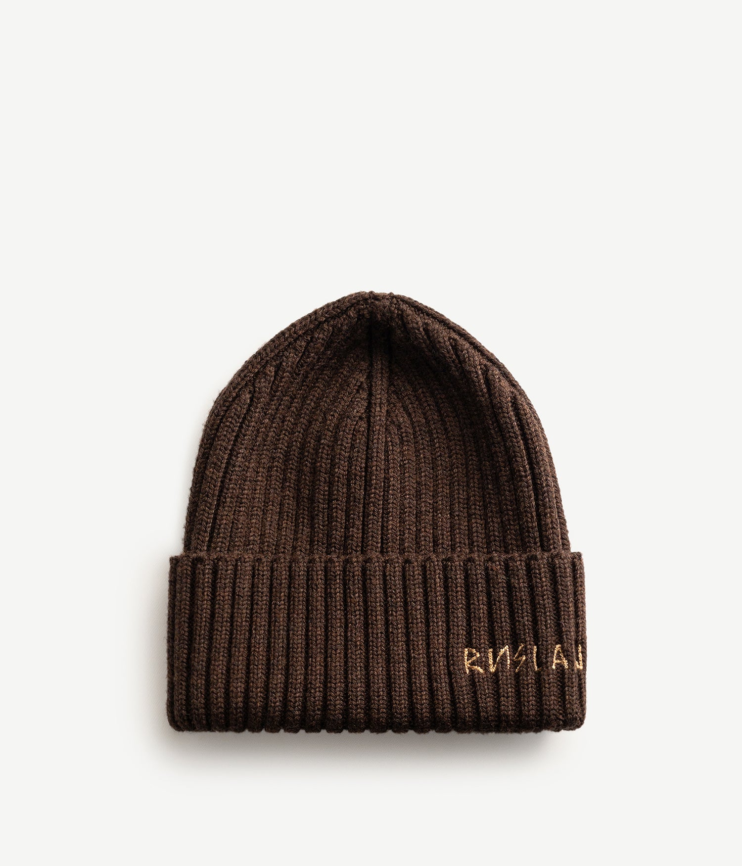 Monogram-embroidered Wool Beanie