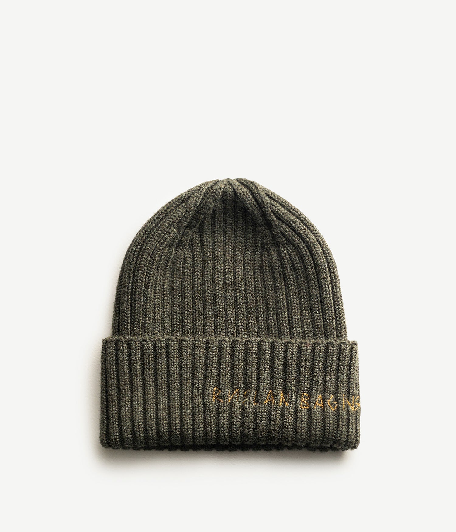 Monogram-embroidered Wool Beanie