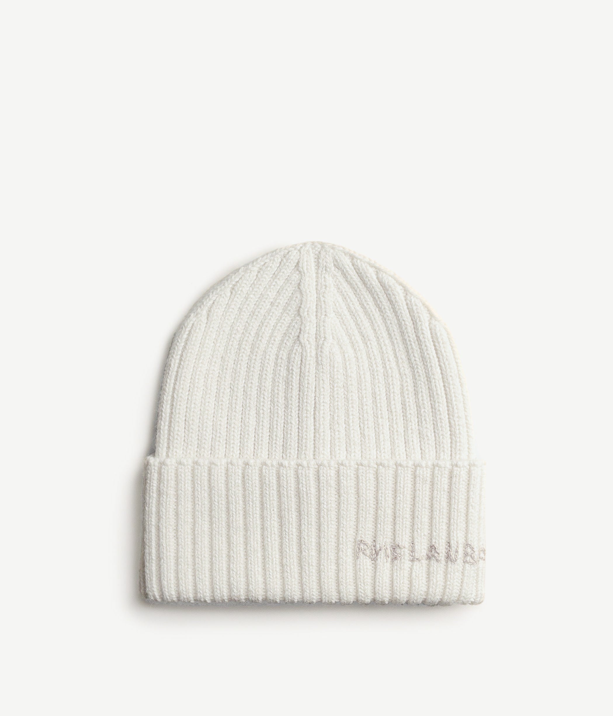 All Knits,  Ruslan Baginskiy light beanie hat is a tool to start the new season with a clean slate. It’s believed that a white t-shirt is the best option to refresh an outfit but an off-white headpiece can do the same. Moreover, it can keep you warm during the colder times of the year. When the days get complicated, we always reach for something clean and simple, and it never fails. The ribbed texture of a time-tested piece is embellished with a hand-embroidered logo. There is a saying that goes like “all cry no wool”, but a single beanie transforms it into “all wool, no cold”.