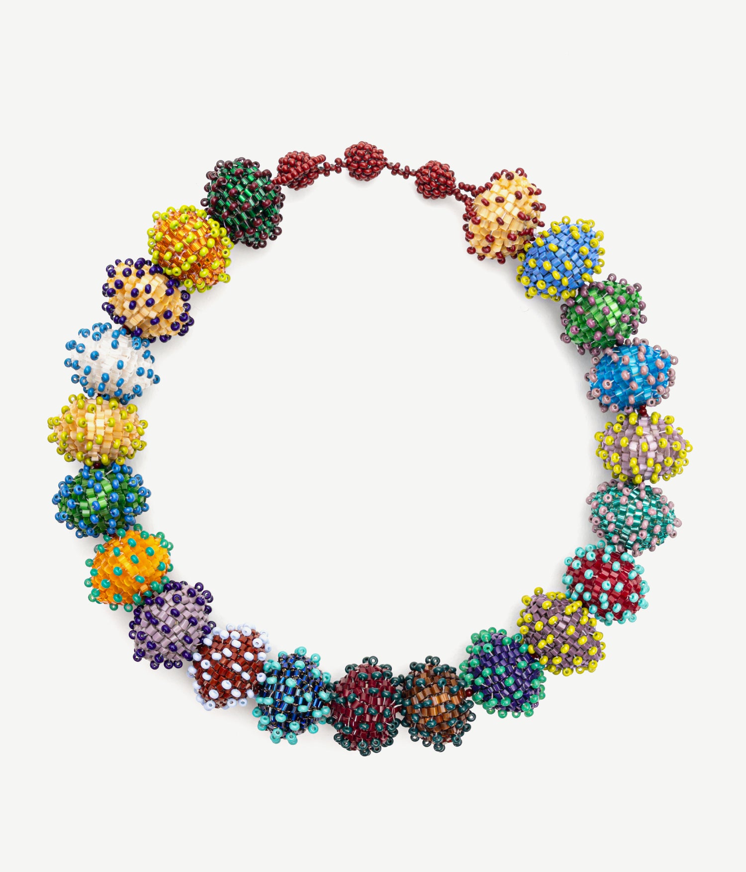 Photo, Ruslan Baginskiy Necklace Collection, SKARBY Multi-Color Beaded Necklace