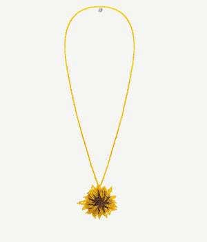 Set of two necklaces — Sunflower and Monogram Logo