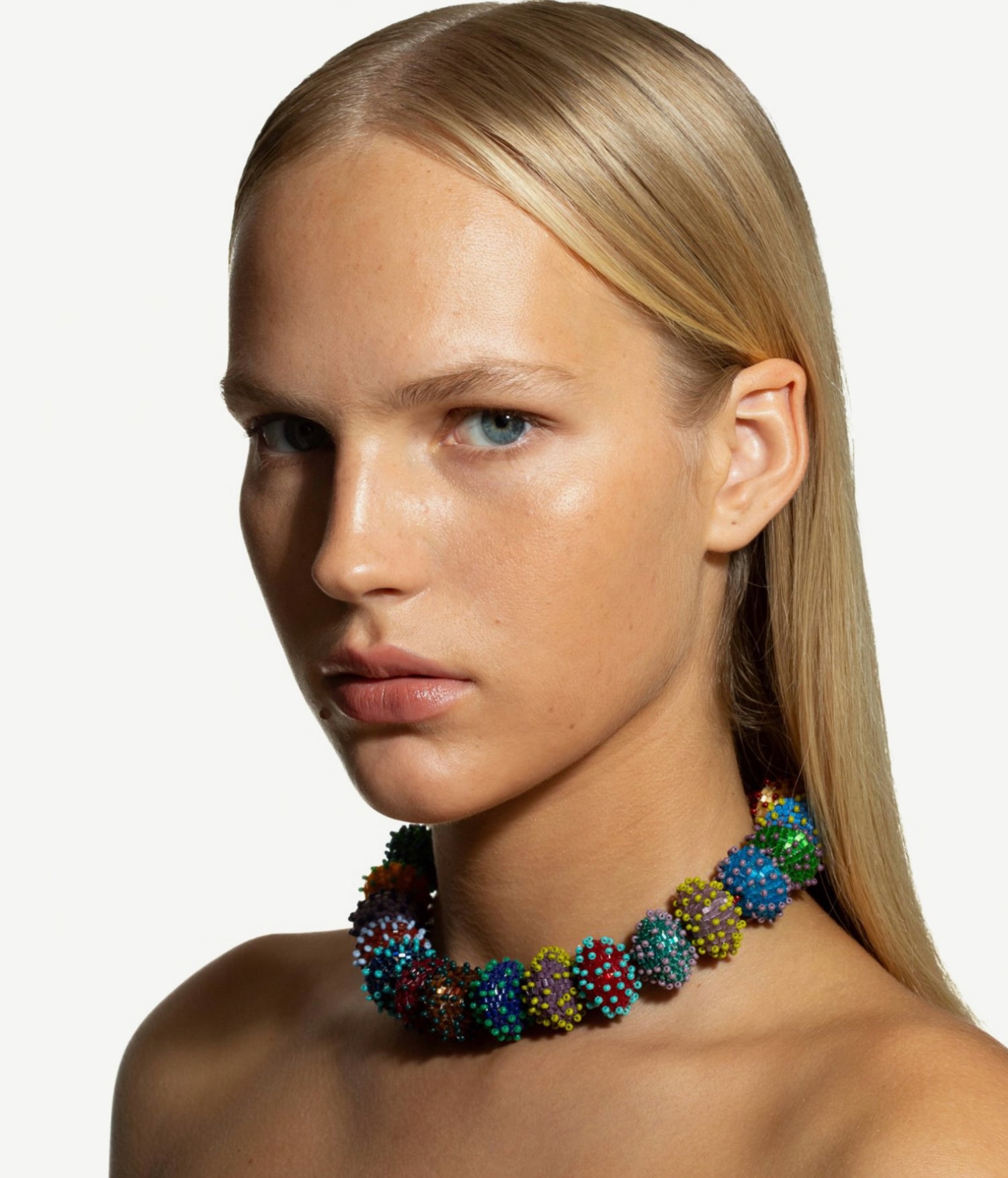 SKARBY Multi-Color Beaded Necklace