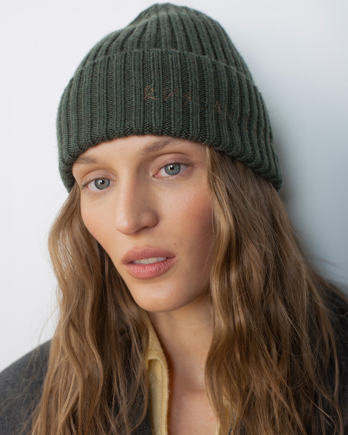 Monogram-embroidered Wool Beanie