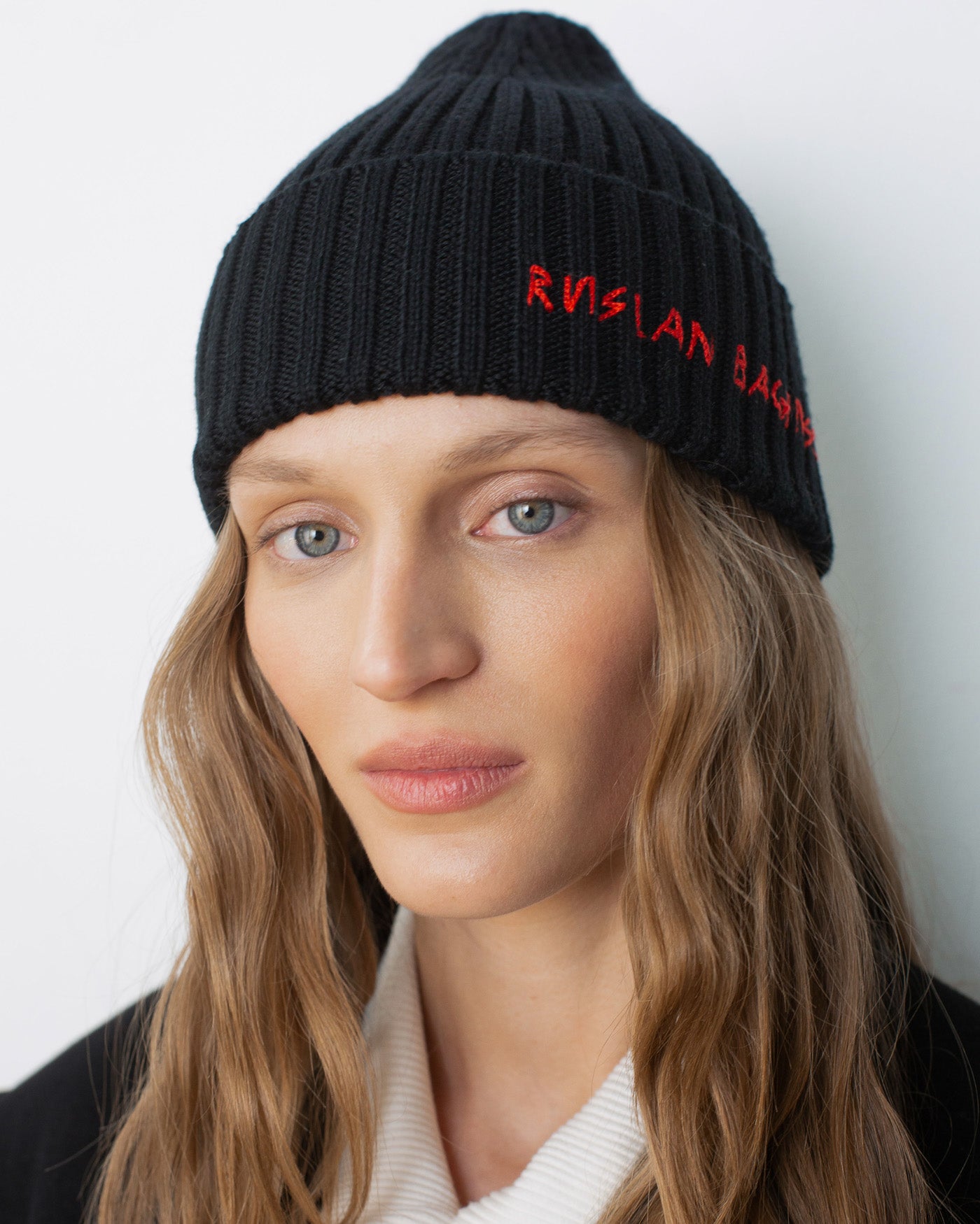 Photo, Beanie Hat, Monogram-embroidered Wool Beanie