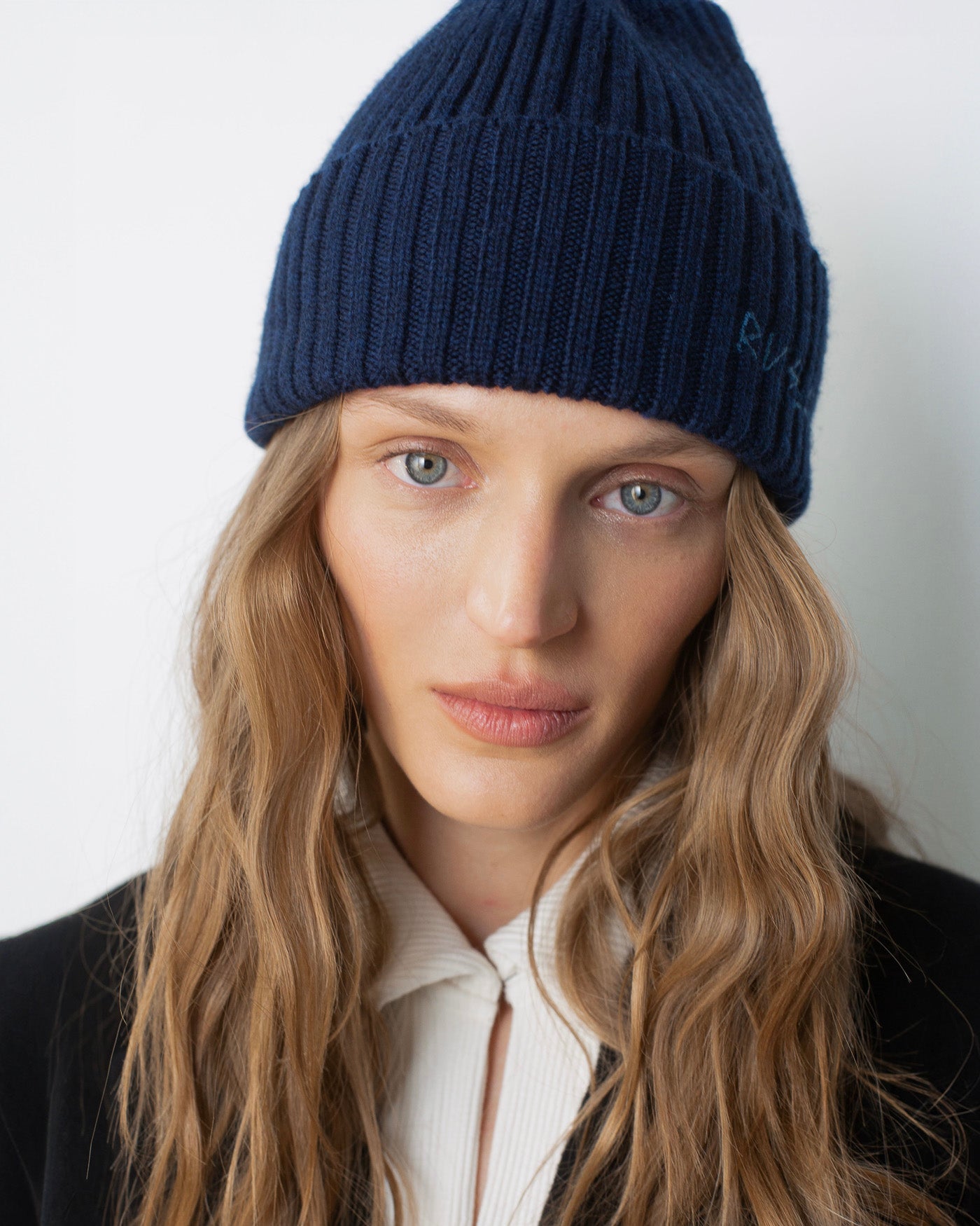 Monogram-embroidered Wool Beanie