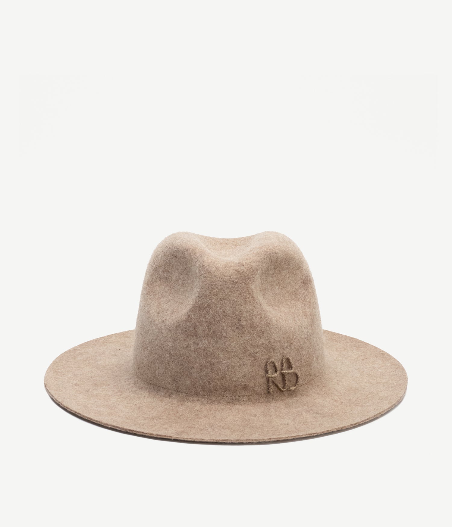 Wool Mélange-Effect Fedora Hat