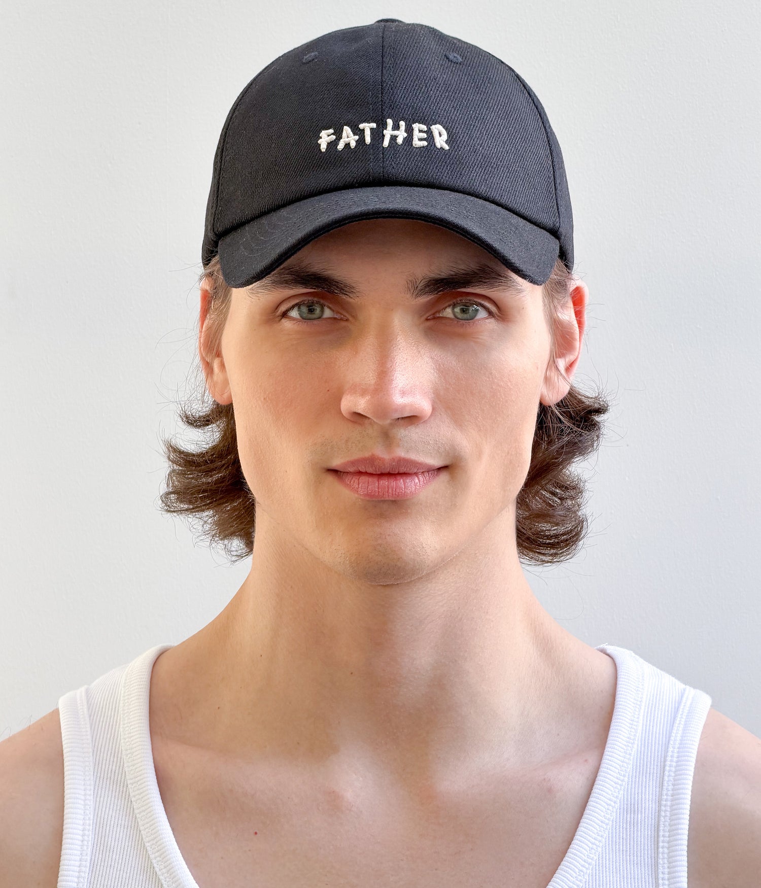 Photo, Baseball Caps, 'Father' Denim Baseball Cap