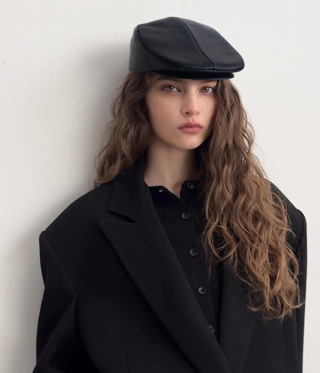 Photo, , Leather Ivy Cap