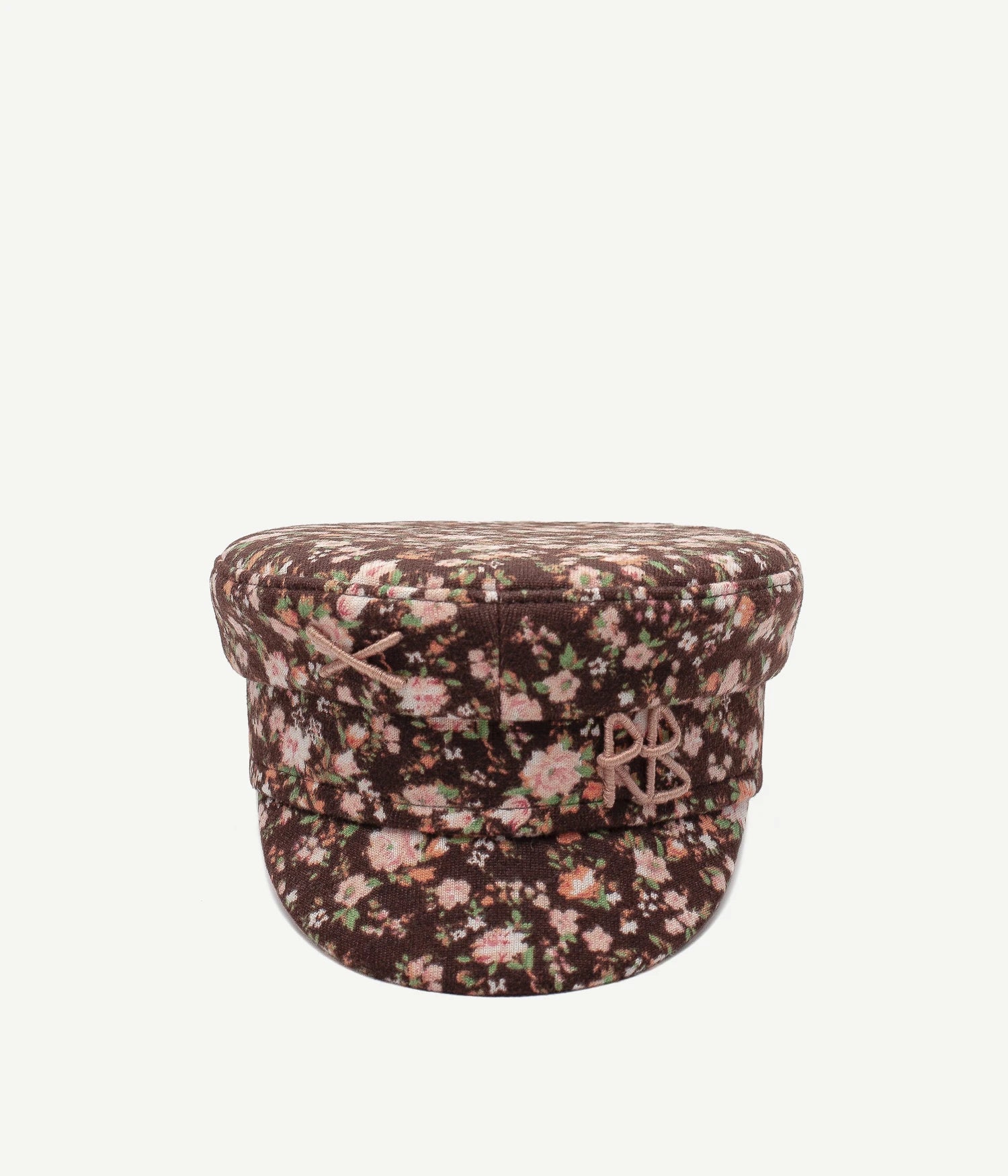 Floral Print Baker Boy Cap